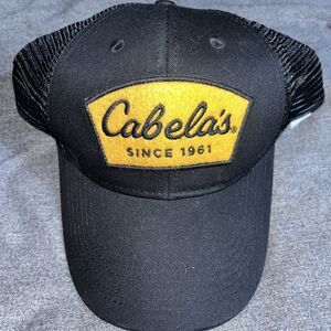 Cabela’s Black Mesh OS TU SnapBack Hat